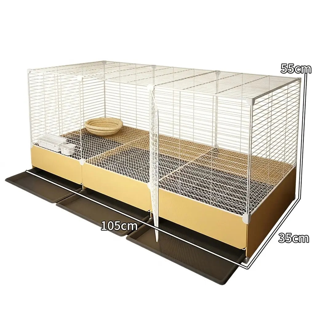 Plan coté du format 105 cm : 105 cm de long, 35 cm de profondeur, 55 cm de haut