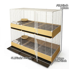 Plan coté du format 105 cm à deux niveaux : 105 x 35 cm au sol, 110 cm de haut