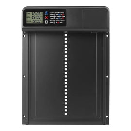 Porte coulissante automatique de poulailler anti-pincement, panneau noir et bandeau à écran LCD