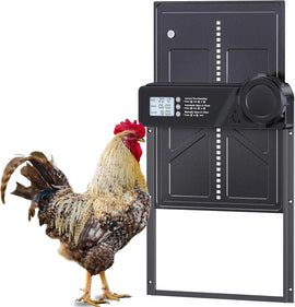 Porte à écran étanche avec sa molette de déverrouillage manuel, un coq devant le passage